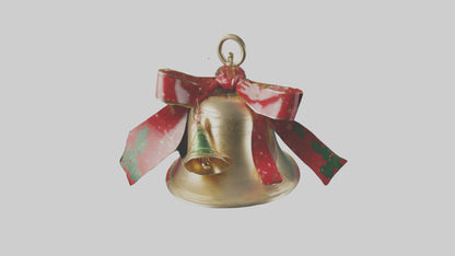 3D model Christmas Bell Model VR / AR / low-poly