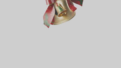 3D model Christmas Bell Model VR / AR / low-poly