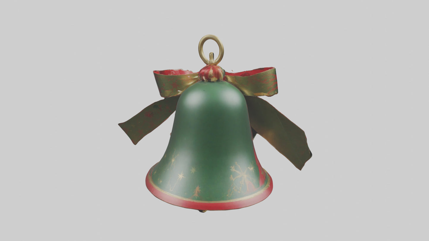3D model Christmas Bell Model VR / AR / low-poly
