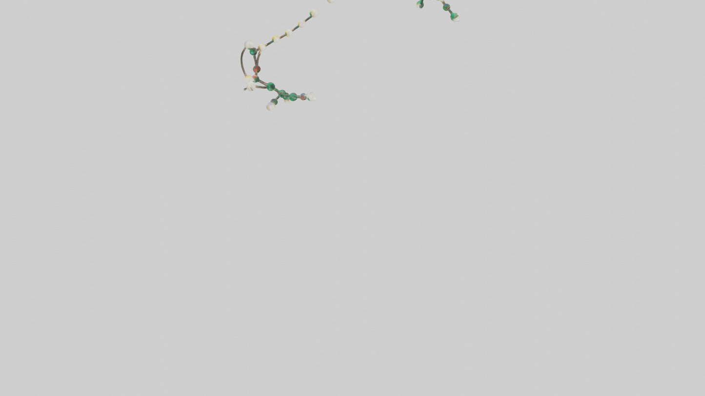 Christmas Tree Lights model VR / AR / low-poly