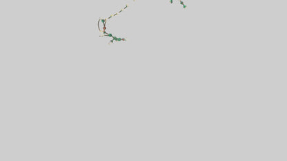 Christmas Tree Lights model VR / AR / low-poly