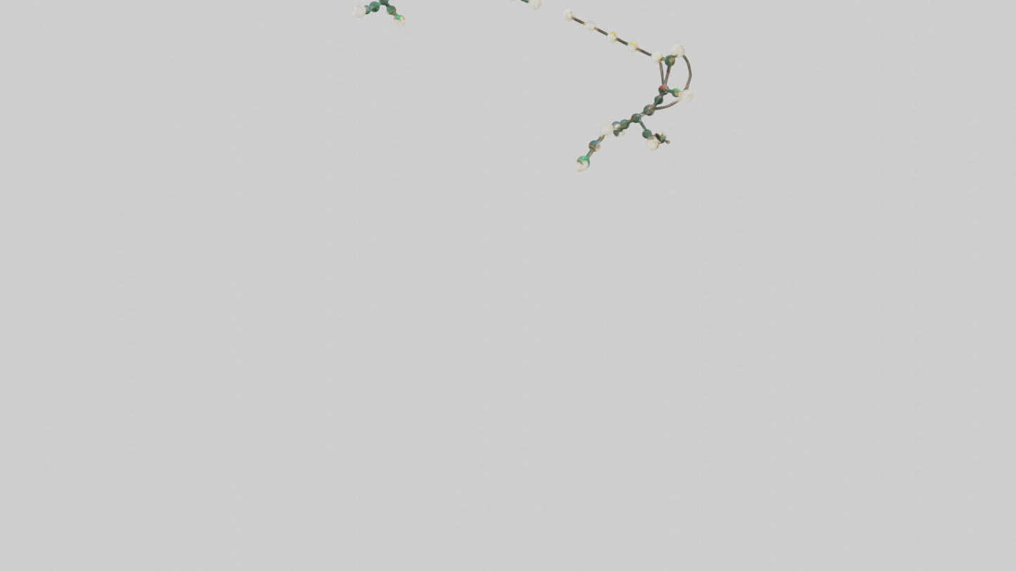 Christmas Tree Lights model VR / AR / low-poly