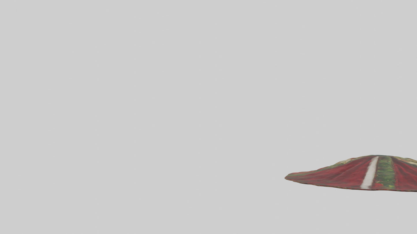 Christmas Tree Skirt model VR / AR / low-poly