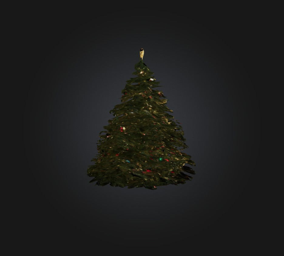 3D model Christmass Tree 27 VR / AR / low-poly