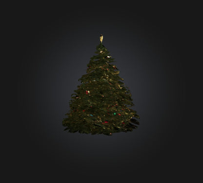 3D model Christmass Tree 27 VR / AR / low-poly