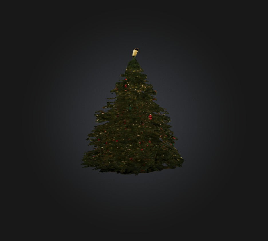 3D model Christmass Tree 27 VR / AR / low-poly