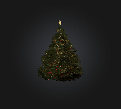 3D model Christmass Tree 27 VR / AR / low-poly