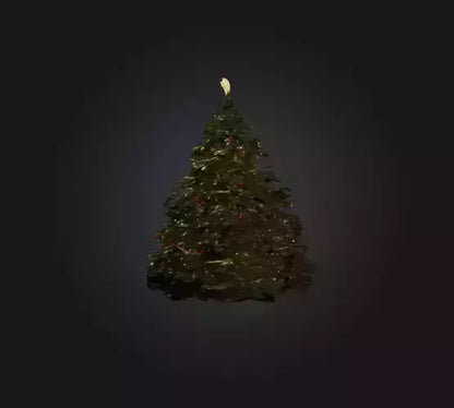 3D model Christmass Tree 27 VR / AR / low-poly