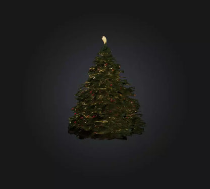 3D model Christmass Tree 27 VR / AR / low-poly