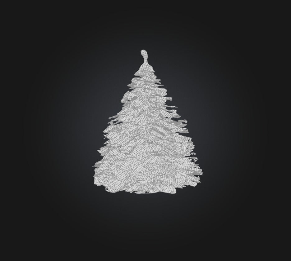 3D model Christmass Tree 27 VR / AR / low-poly
