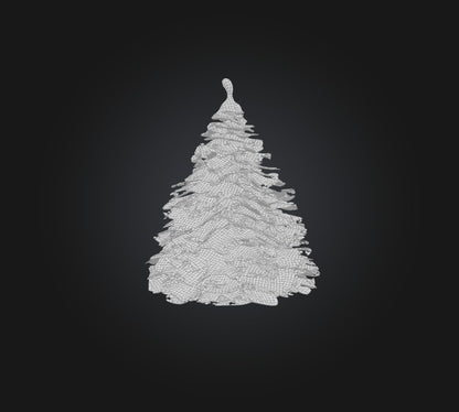3D model Christmass Tree 27 VR / AR / low-poly