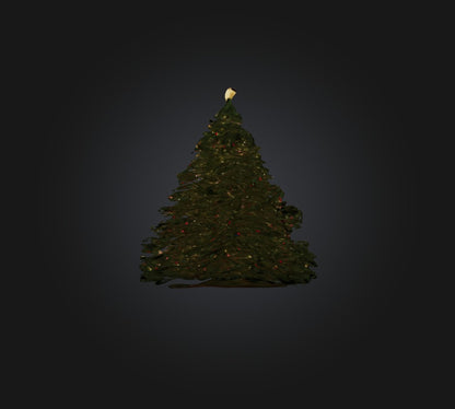 3D model Christmass Tree 27 VR / AR / low-poly
