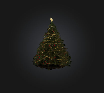 3D model Christmass Tree 27 VR / AR / low-poly