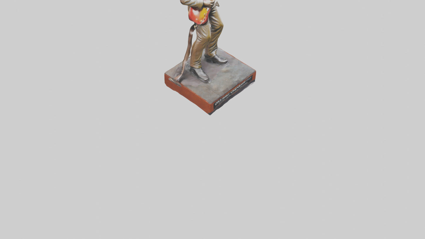 Chuck Berry statue model VR / AR / low-poly