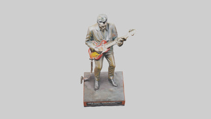Chuck Berry statue model VR / AR / low-poly