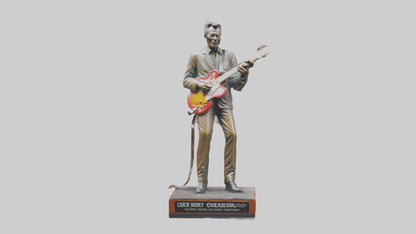 Chuck Berry statue model VR / AR / low-poly