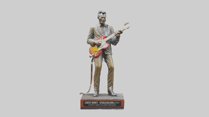 Chuck Berry statue model VR / AR / low-poly