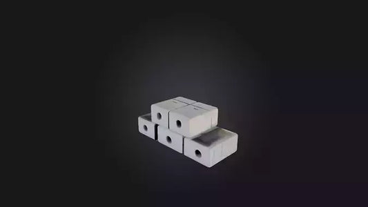 3D model Cinder Blocks VR / AR / low-poly