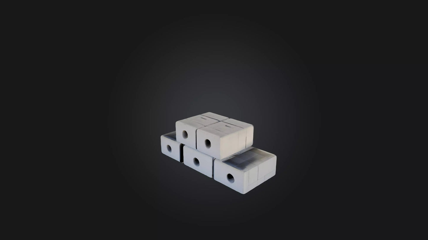 3D model Cinder Blocks VR / AR / low-poly