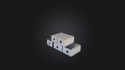 3D model Cinder Blocks VR / AR / low-poly
