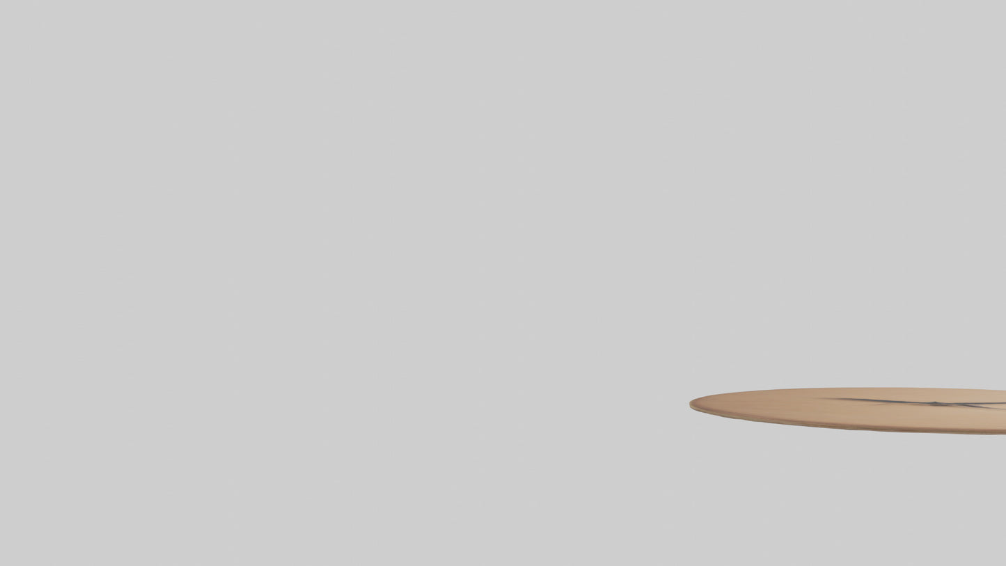 Circular Wall Clock model VR / AR / low-poly