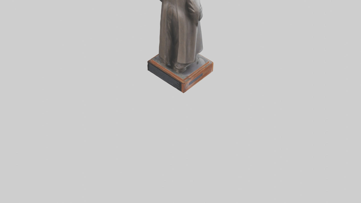Civil Rights Hero statue model VR / AR / low-poly
