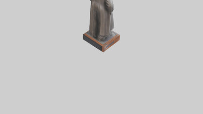 Civil Rights Hero statue model VR / AR / low-poly