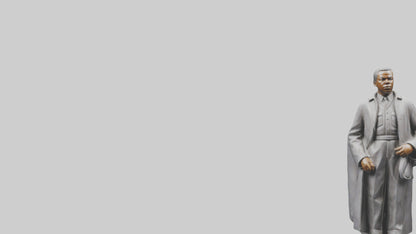 Civil Rights Hero statue model VR / AR / low-poly