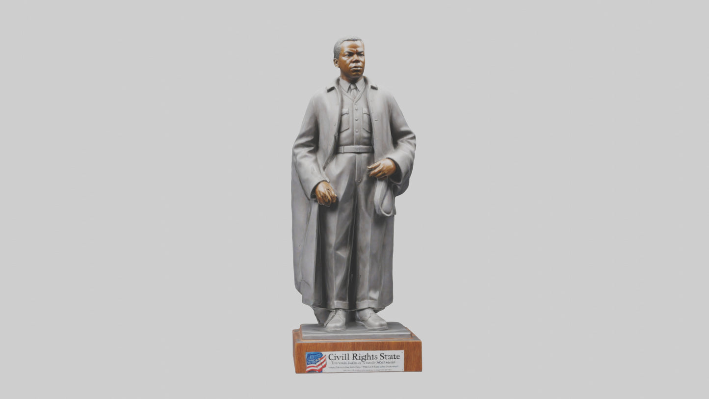 Civil Rights Hero statue model VR / AR / low-poly