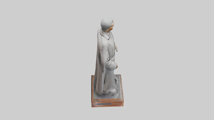 Civil Rights Hero statue model VR / AR / low-poly