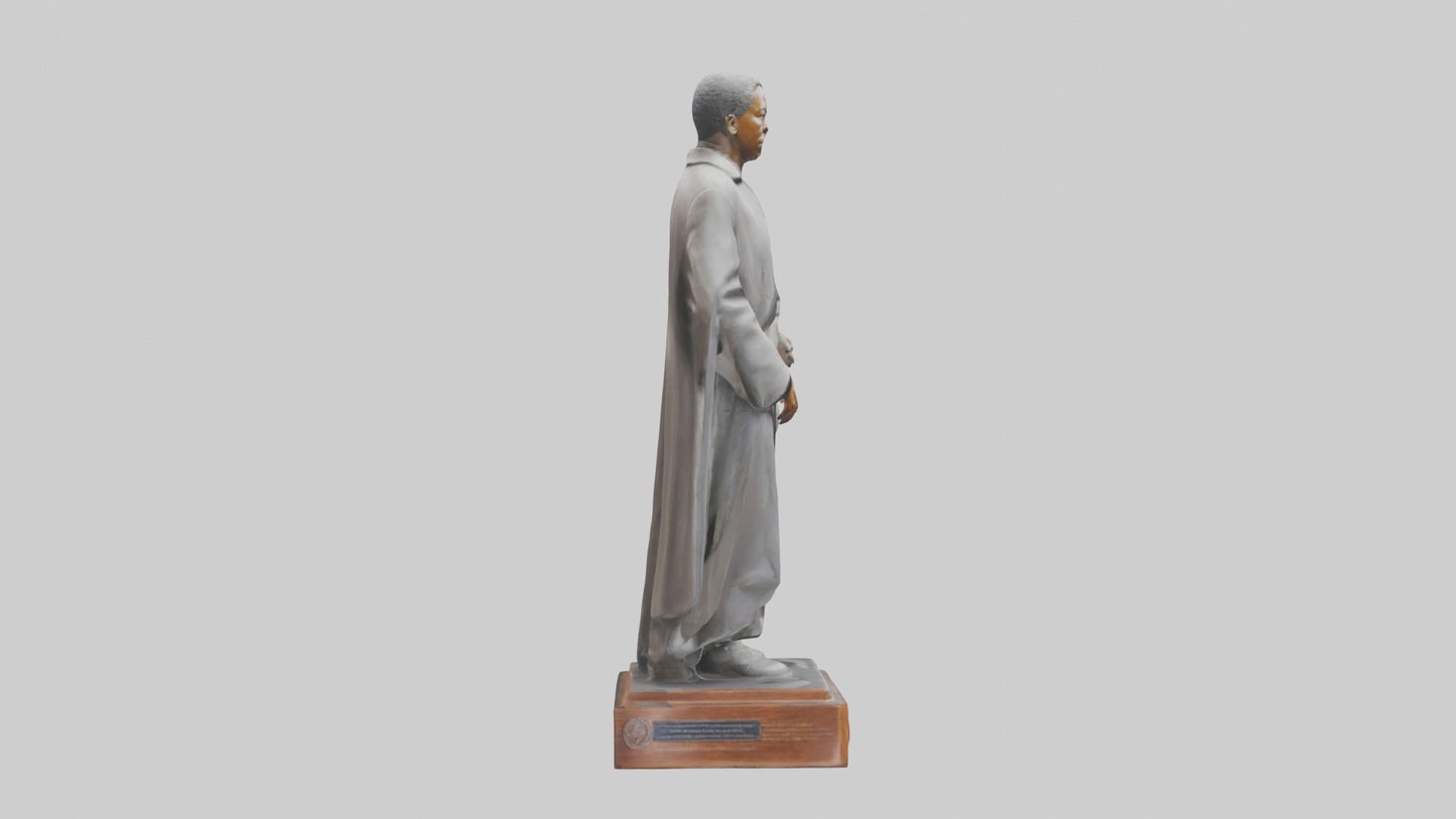 Civil Rights Hero statue model VR / AR / low-poly