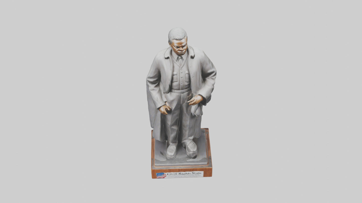 Civil Rights Hero statue model VR / AR / low-poly