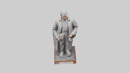 Civil Rights Hero statue model VR / AR / low-poly