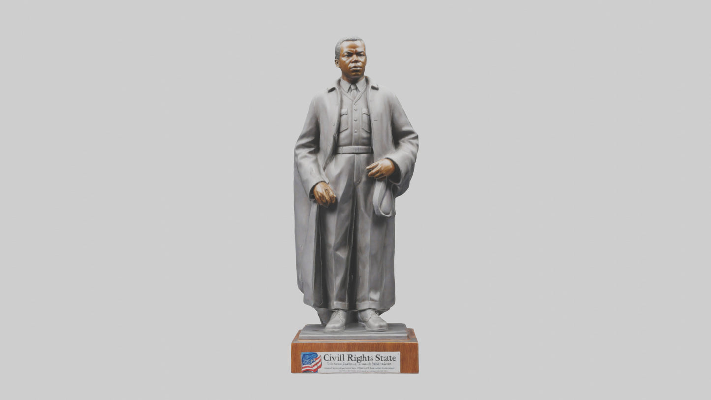 Civil Rights Hero statue model VR / AR / low-poly