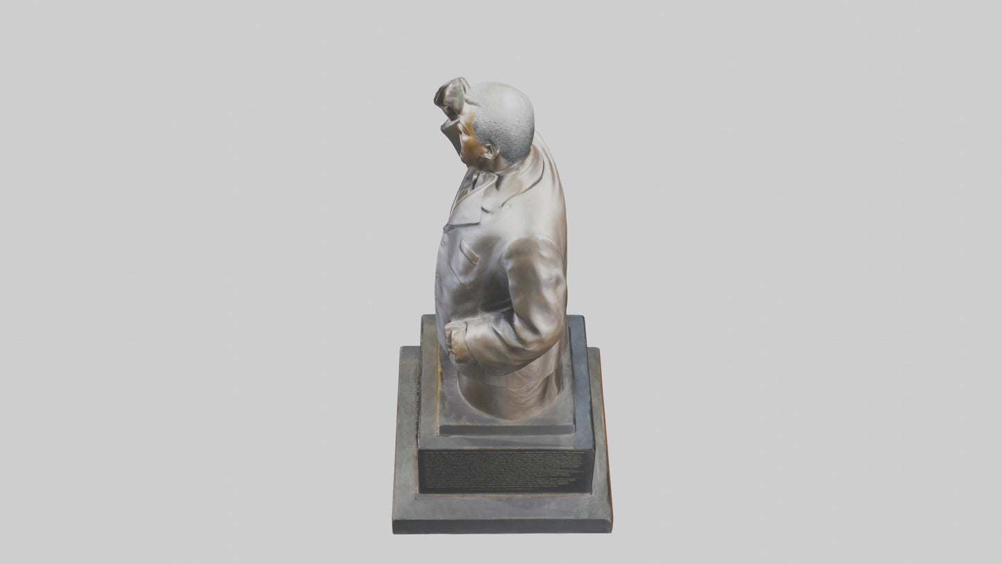 Civil Rights Movement memorial statue model 3D model