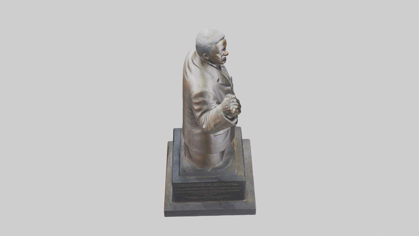Civil Rights Movement memorial statue model 3D model