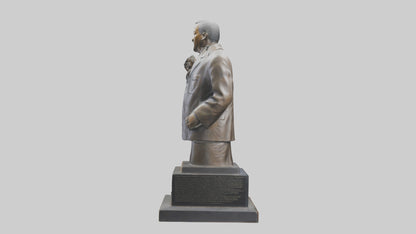 Civil Rights Movement memorial statue model 3D model