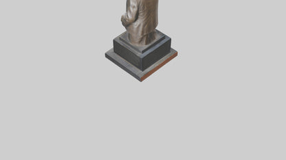 Civil Rights Movement memorial statue model 3D model