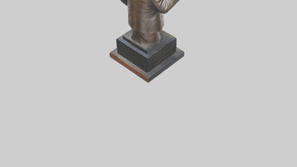 Civil Rights Movement memorial statue model 3D model