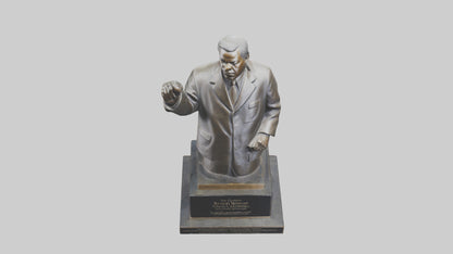 Civil Rights Movement memorial statue model 3D model