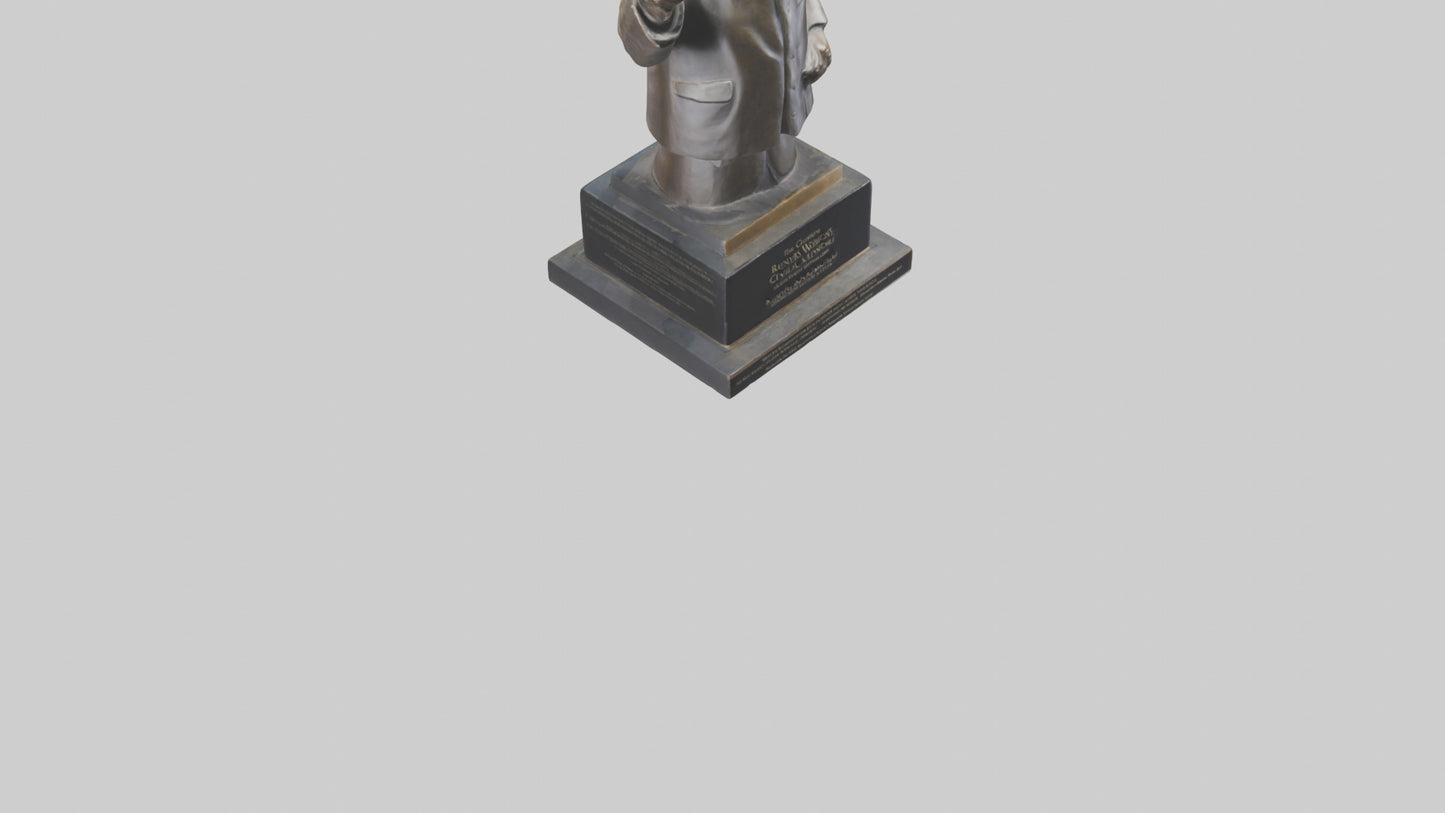 Civil Rights Movement memorial statue model 3D model