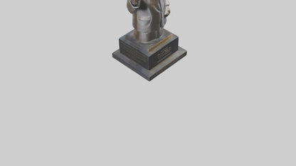 Civil Rights Movement memorial statue model 3D model