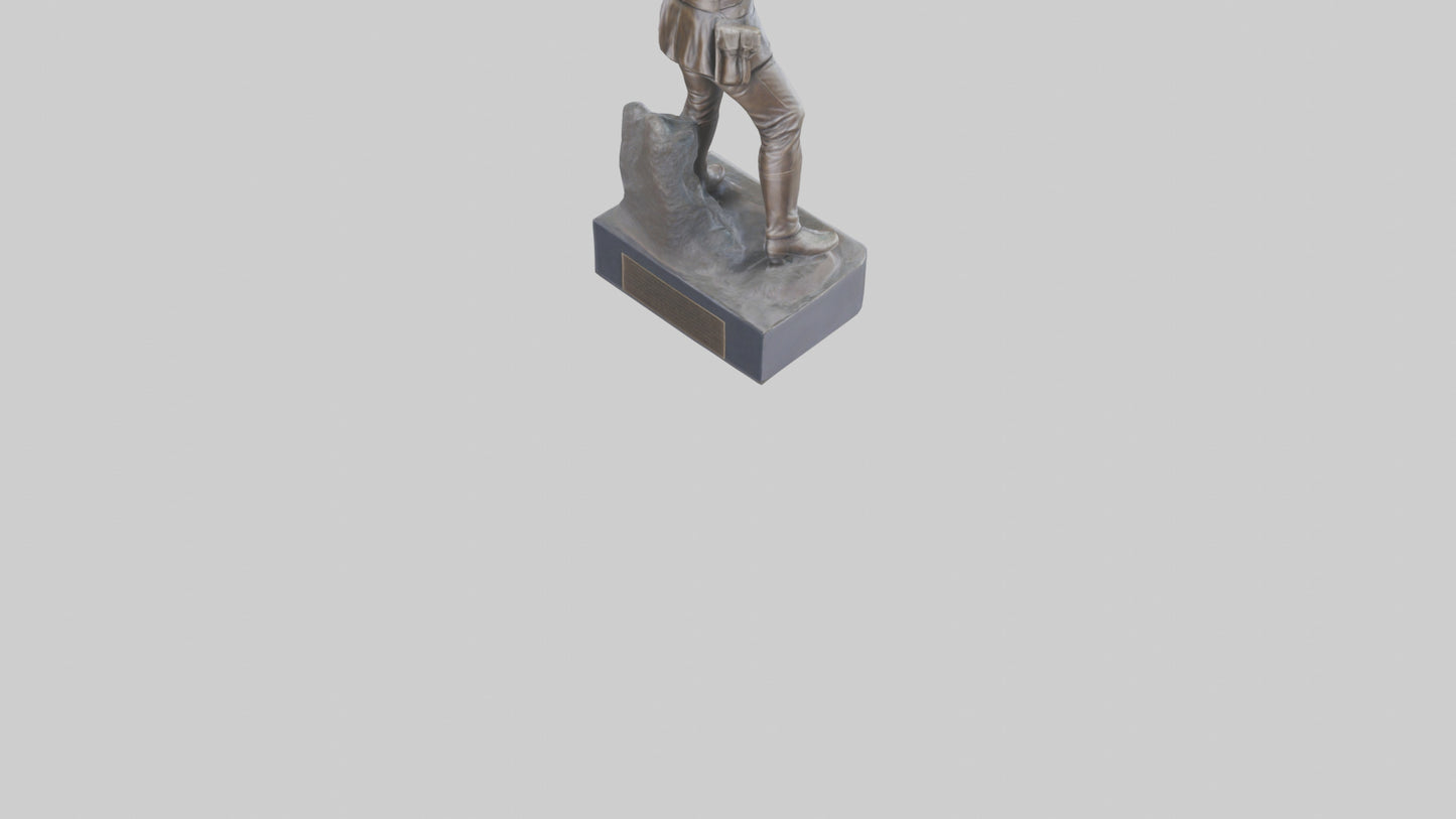 Civil War Memorial statue model VR / AR / low-poly