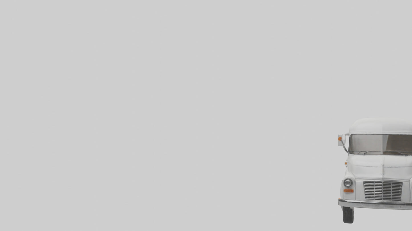 Classic Delivery Van model VR / AR / low-poly