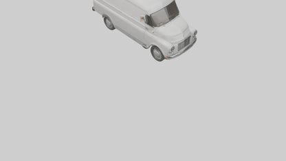 Classic Delivery Van model VR / AR / low-poly