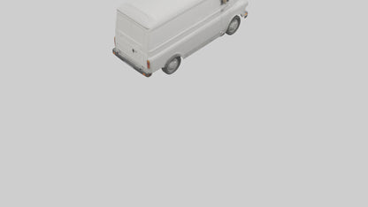 Classic Delivery Van model VR / AR / low-poly