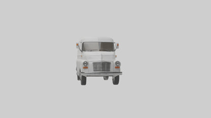 Classic Delivery Van model VR / AR / low-poly