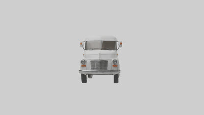 Classic Delivery Van model VR / AR / low-poly