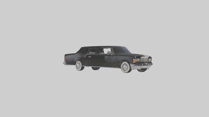 Classic Limousine model 3D model