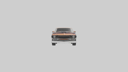 Classic Muscle Car model 3D model